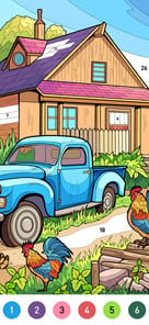 Country Farm Coloring Book APK screenshot 1