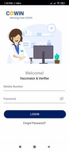 Co-WIN Vaccinator App APK screenshot 1