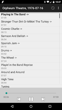 The Deadhead Archives APK screenshot 1