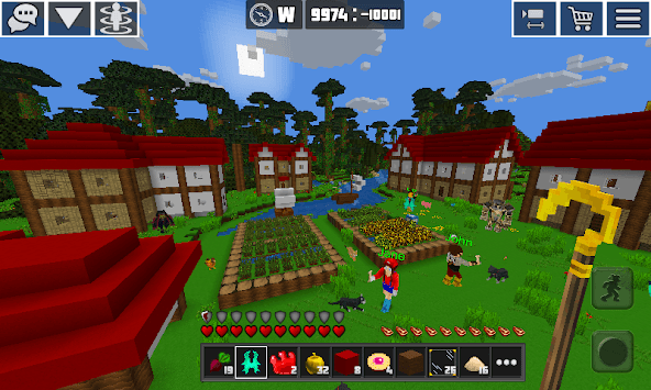 Planet Craft: Block Survival Craft Games Online APK screenshot 1