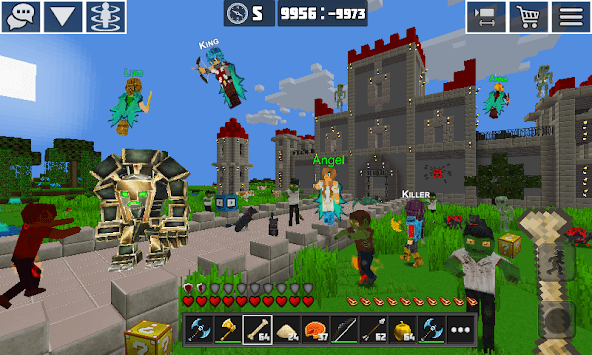 Planet Craft: Block Survival Craft Games Online APK screenshot 1