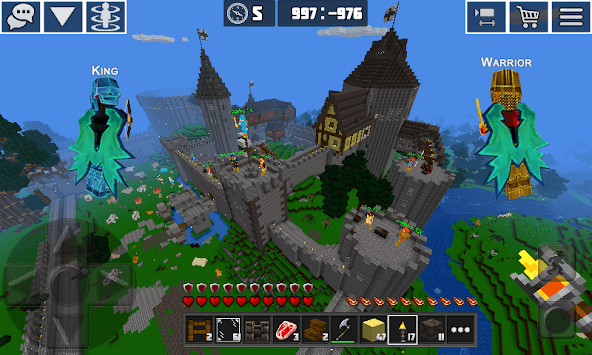 Planet Craft: Block Survival Craft Games Online APK screenshot 1