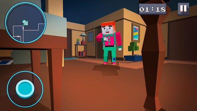 Mystery Neighbor - Cube House APK screenshot 1