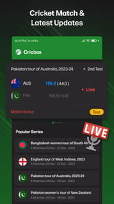 CricBox Fast Cricket Live Line APK screenshot 1