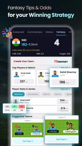 Cricket LineX: Fast Live score APK screenshot 1