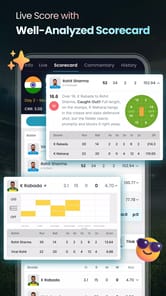 Cricket LineX: Fast Live score APK screenshot 1