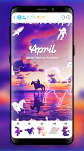 Art Puzzle By Number: April APK screenshot 1
