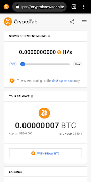 CryptoTab Browser APK screenshot 1