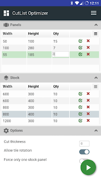 CutList Optimizer APK screenshot 1