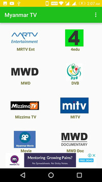TV Myanmar - All Live TV APK screenshot 1 TV Myanmar - All Live TV APK screenshot 1