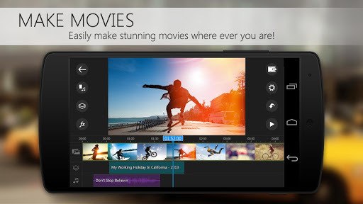 PowerDirector Video Editor App: 4K, Slow Mo & More APK screenshot 1