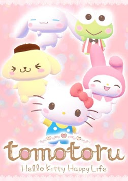 tomotoru ~Hello Kitty Happy Life~ APK screenshot 1 tomotoru ~Hello Kitty Happy Life~ APK screenshot 1