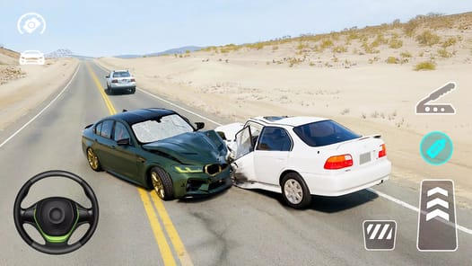 Car Crash Driving Test Game 3D APK screenshot 1 Car Crash Driving Test Game 3D APK screenshot 1