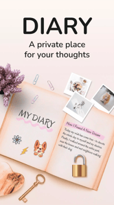 Daily Diary: Journal with Lock APK screenshot 1