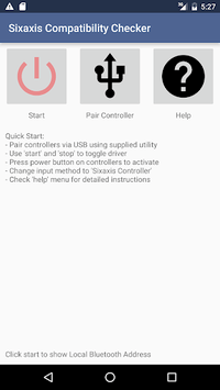 Sixaxis Compatibility Checker APK screenshot 1
