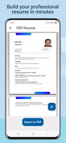Resume Builder - CV Maker PDF APK screenshot 1