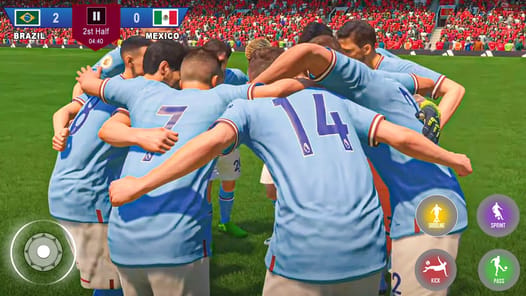 Football Games 2025 Real Kick APK screenshot 1