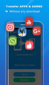 CM Transfer - Share any files with friends nearby APK screenshot 1