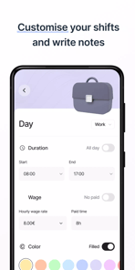 Shift Work Calendar APK screenshot 1