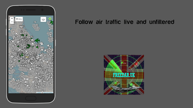 Freedar.uk | Live Aircraft Tracker APK screenshot 1