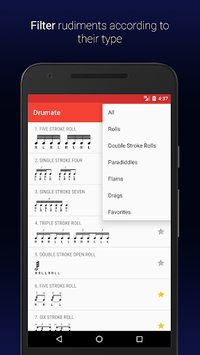 Drumate Free - Drum Rudiments APK screenshot 1 Drumate Free - Drum Rudiments APK screenshot 1