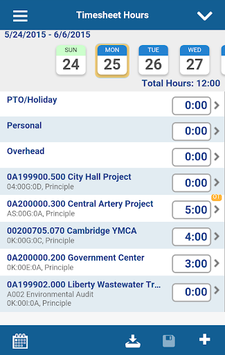 Deltek Vision Time & Expense APK screenshot 1