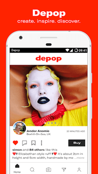 Depop - Shop. Clothing. Sneakers. Streetwear. APK screenshot 1