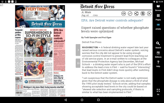 Detroit Free Press eEdition APK screenshot 1
