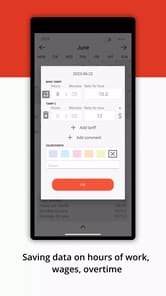 Working Hours and Earnings APK screenshot 1