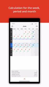 Working Hours and Earnings APK screenshot 1