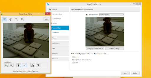 DroidCam Wireless Webcam APK screenshot 1 DroidCam Wireless Webcam APK screenshot 1