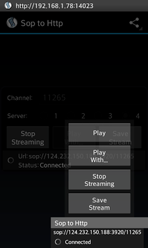 Sop to Http APK screenshot 1
