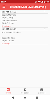 Baseball MLB Live Streaming APK screenshot 1