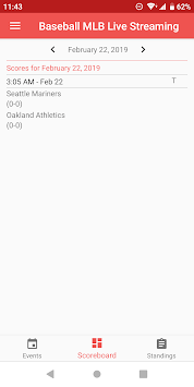 Baseball MLB Live Streaming APK screenshot 1