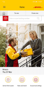 DHL Express Mobile APK screenshot 1
