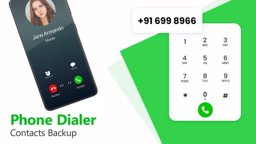 Phone Dialer: Contacts Backup APK screenshot 1