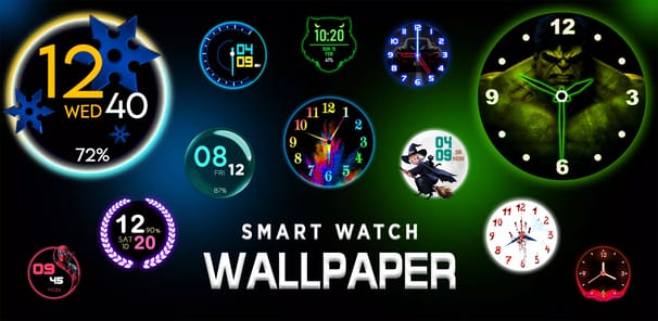 Smart Watch - Clock Wallpaper APK screenshot 1