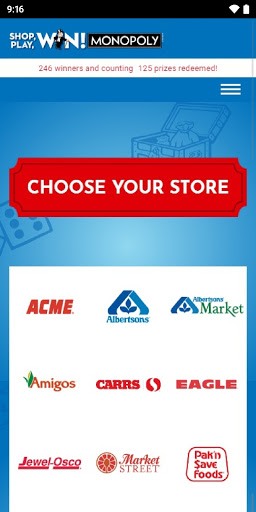 Shop, Play, Win!® MONOPOLY APK screenshot 1