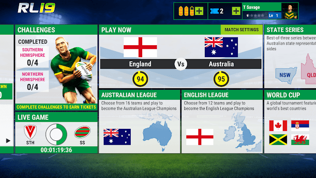 Rugby League 19 APK screenshot 1