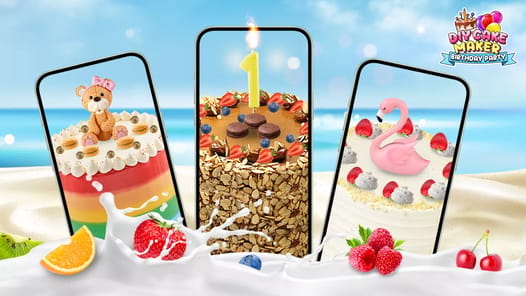 Cake DIY Maker: Birthday Party APK screenshot 1 Cake DIY Maker: Birthday Party APK screenshot 1