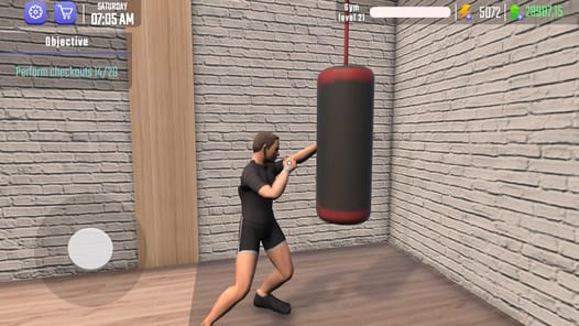 Gym Simulator 3D Fitness Store APK screenshot 1