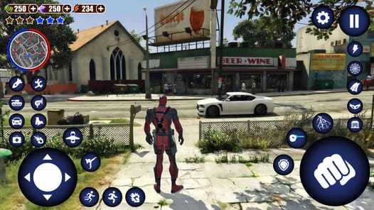 Miami Rope Hero Spider Game 2 APK screenshot 1