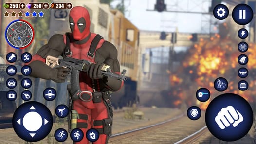 Miami Rope Hero Spider Game 2 APK screenshot 1