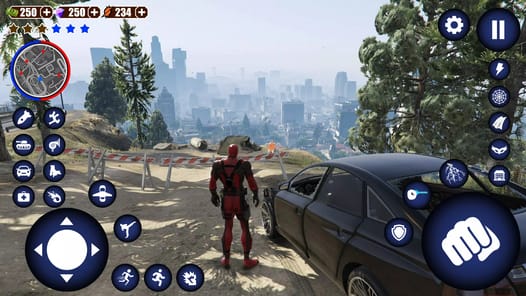 Miami Rope Hero Spider Game 2 APK screenshot 1