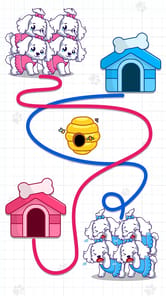 Dog Rush: Draw Puzzle APK screenshot 1