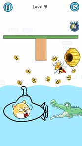 Doge Rescue: Draw To Save APK screenshot 1
