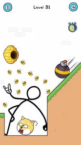 Doge Rescue: Draw To Save APK screenshot 1