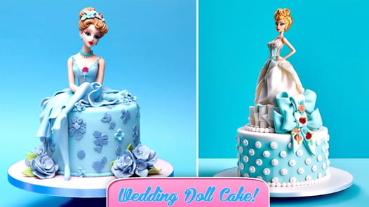Doll cake decorating Cake Game APK screenshot 1
