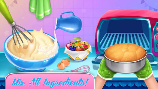 Doll cake decorating Cake Game APK screenshot 1