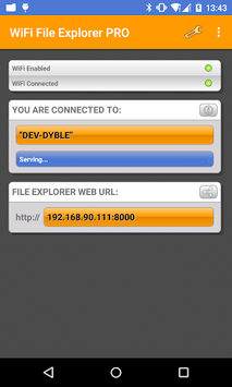 WiFi File Explorer APK screenshot 1
